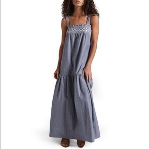 Current/Elliott The Rancher Chambray Maxi Dress